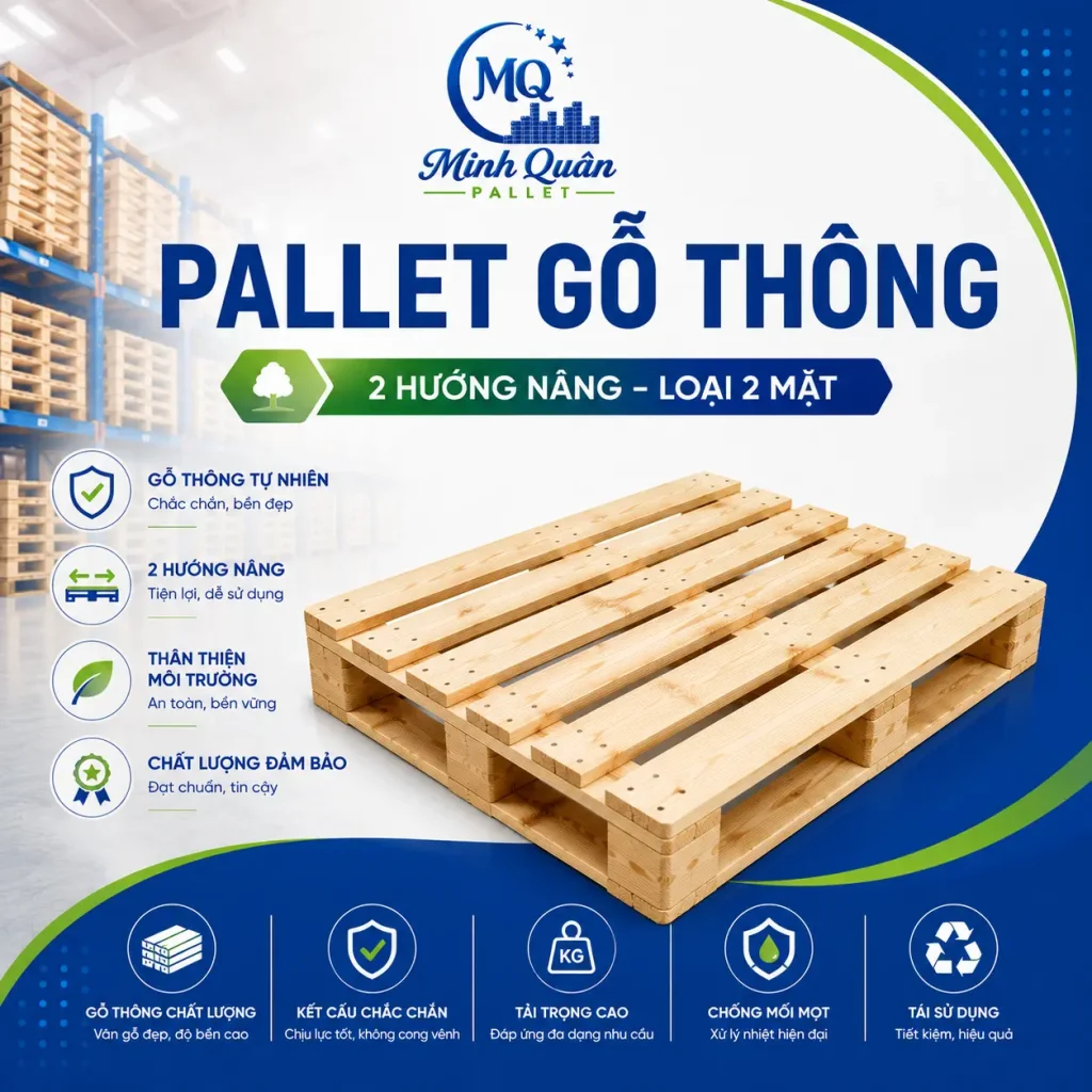 Pallet gỗ thông